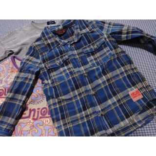 リーバイス(Levi's)のKRIFF MAYER KIDS 100cm ネル長袖 他３枚セット リーバイス(ブラウス)