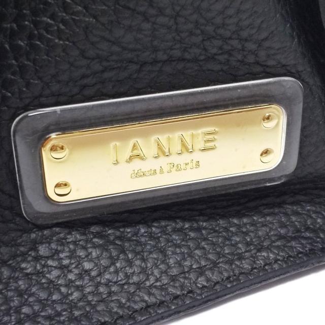 IANNE(イアンヌ) ハンドバッグ - 黒 レザー レディースのバッグ(ハンドバッグ)の商品写真