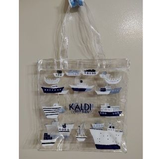 カルディ(KALDI)のカルディ　KALDI　夏のコーヒーバッグ　クリアバッグ(日用品/生活雑貨)