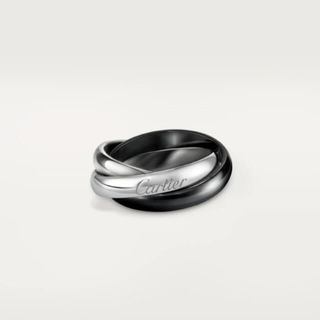 カルティエ(Cartier)のカルティエ トリニティ リング、クラシックセラミック(リング(指輪))