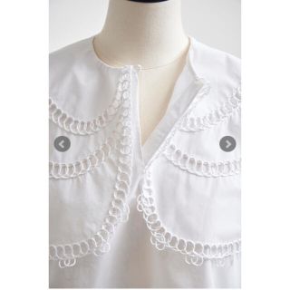 shirocon】ループ刺繍セーラーブラウス yori 34新品美品希少サイズ