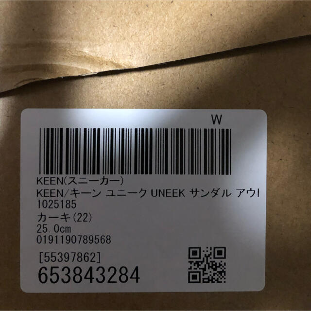 通販低価 KEEN サンダルの通販 by aya's shop｜キーンならラクマ - KEENｶｰｷ25UNEEK 通販好評