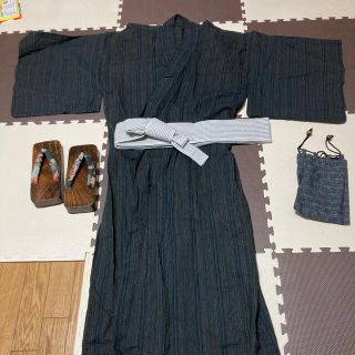 メンズ浴衣　Ｌ　新品　セット(浴衣)