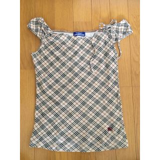 バーバリーブルーレーベル(BURBERRY BLUE LABEL)のバーバリー　半袖　カットソー(カットソー(半袖/袖なし))