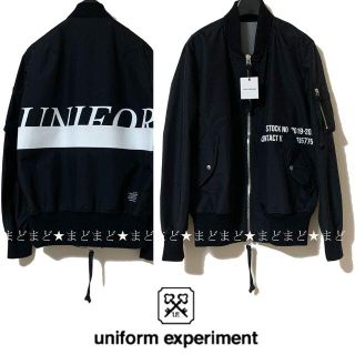 ユニフォームエクスペリメント(uniform experiment)のuniform experiment SEAMTAPED MA-1 ブルゾン 2(ブルゾン)