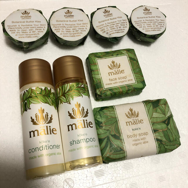 Malie Organics(マリエオーガニクス)のマリエオーガニクス　アメニティセット コスメ/美容のボディケア(ボディソープ/石鹸)の商品写真