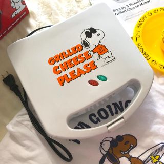 Snoopyスヌーピー　ホットサンドメーカー(2回み使用)(サンドメーカー)