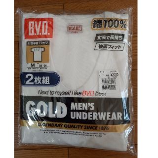 ビーブイディー(BVD)の新品　B.V.D.  U首半袖Tシャツ　Mサイズ2枚組(その他)