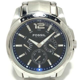 フォッシル(FOSSIL)のフォッシル 腕時計 - BQ-9346 メンズ 黒(その他)