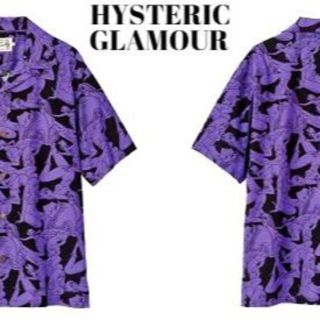 HYSTERIC GLAMOUR 手塚治虫 奇子総柄 アロハシャツ 紫 Mサイズ