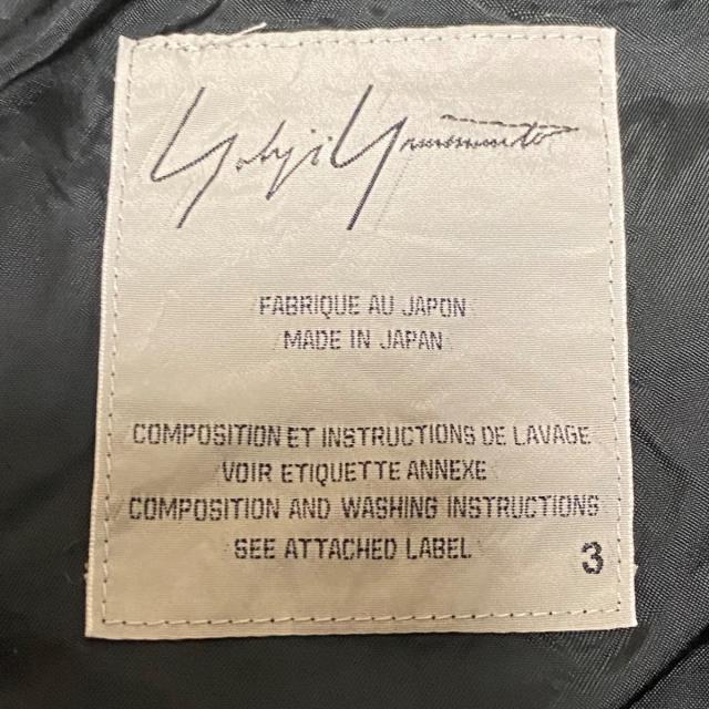 Yohji Yamamoto(ヨウジヤマモト)のヨウジヤマモト コート サイズ3 L - レディースのジャケット/アウター(その他)の商品写真