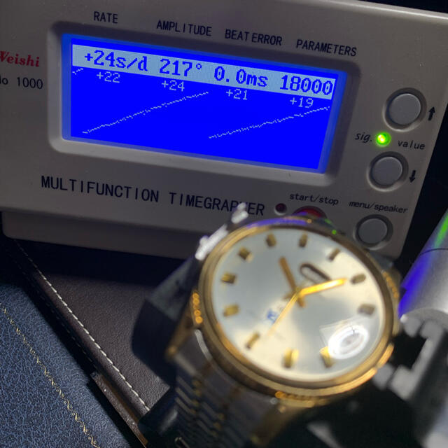CITIZEN(シチズン)のCITIZEN　オートデーター７　ジェット　自動巻き　パラウォーター40ｍ メンズの時計(腕時計(アナログ))の商品写真