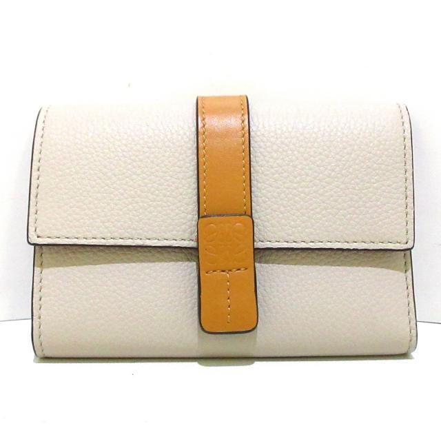 LOEWE(ロエベ) 3つ折り財布美品 レザー 財布 ファッション小物