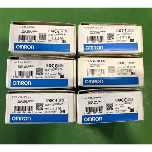 OMRON オムロンドアスイッチ D4NL-2AFG-B 6個セット未使用品 小型電磁ロックの通販 by CH's shop｜オムロンならラクマ