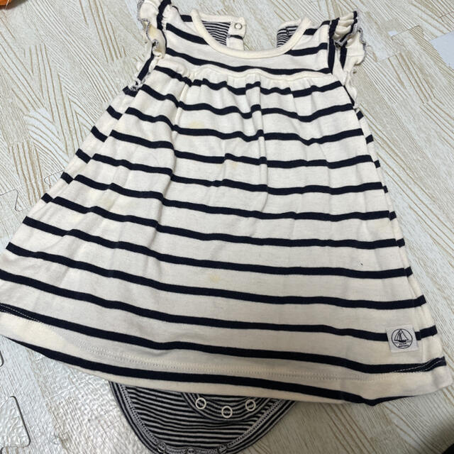 PETIT BATEAU(プチバトー)のプチバトー  ワンピース  キッズ/ベビー/マタニティのベビー服(~85cm)(ワンピース)の商品写真