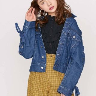 即納】 レースアップデニムジャケット 【新品未着用】ADEAM - Gジャン ...