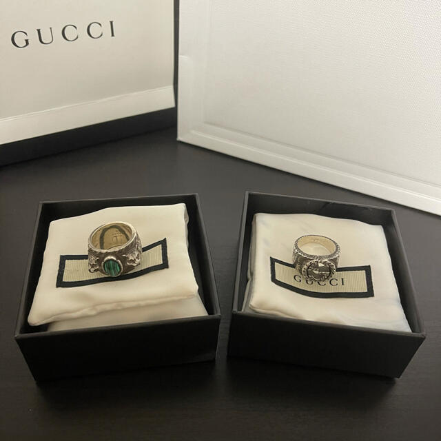Gucci(グッチ)のGUCCI リング　セット　15号　16号 ハンドメイドのアクセサリー(リング)の商品写真