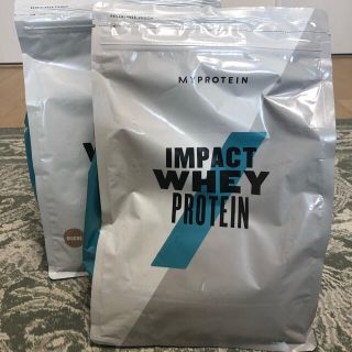 マイプロテイン(MYPROTEIN)のマイプロテインホエイ1キロ×2 ミルクティー味&モカ味(プロテイン)