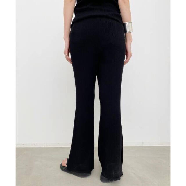 L'Appartement DEUXIEME CLASSE(アパルトモンドゥーズィエムクラス)のL'Appartement Slit Rib Pants レディースのパンツ(カジュアルパンツ)の商品写真