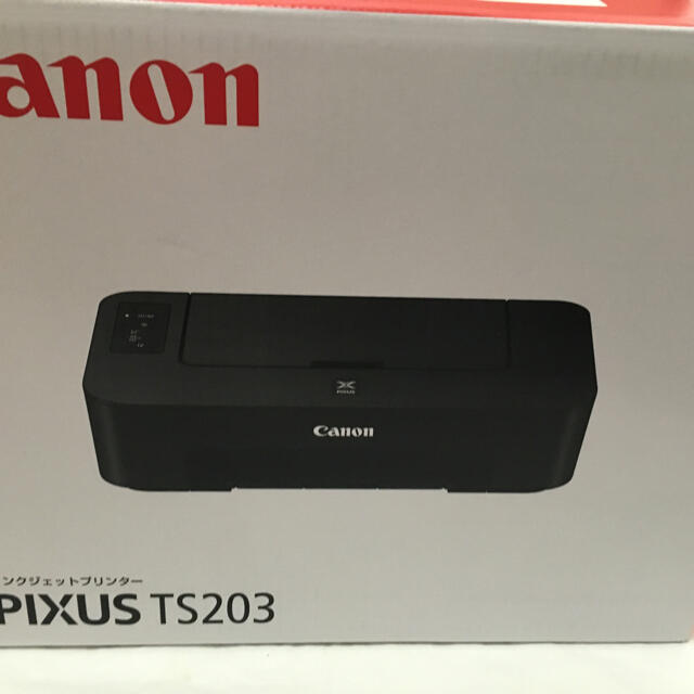 Canon(キヤノン)の新品★キャノン TS203★ブラック★送料無料★インク無し スマホ/家電/カメラのPC/タブレット(PC周辺機器)の商品写真