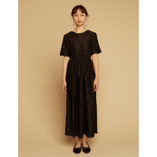 randeboo natural dress/black レディースのワンピース(ロングワンピース/マキシワンピース)の商品写真