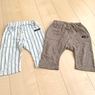 ❗️本日限定値下げ❗️男の子　ハーフパンツ2点セット　バースデー　しまむら(パンツ/スパッツ)