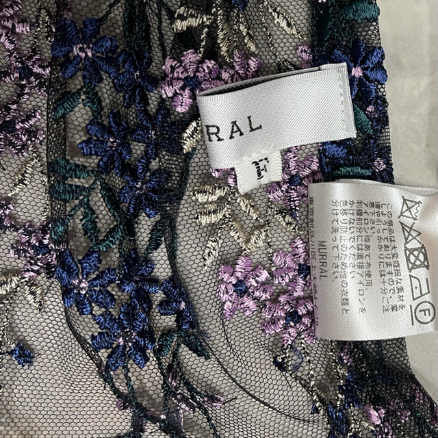 murral ミューラル レース トップス ブラウス 刺繍 mame マメ