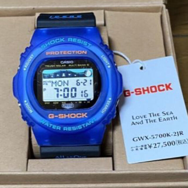 G-SHOCK(ジーショック)の新品　G-SHOCK GWX-5700K-2JR イルクジ 2021 CASIO メンズの時計(腕時計(デジタル))の商品写真