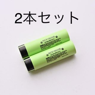 パナソニック(Panasonic)の18650 リチウムイオンバッテリー 3400mAh 3.7V 2本組 日本製(タバコグッズ)