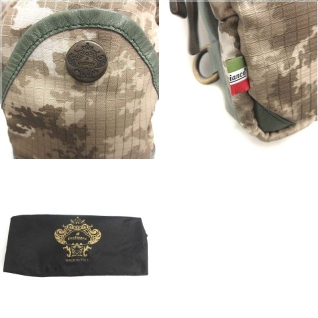Orobianco(オロビアンコ)のオロビアンコ テッスートアンドペリディプレスティージャス ボディバッグ 迷彩 緑 メンズのバッグ(ボディーバッグ)の商品写真