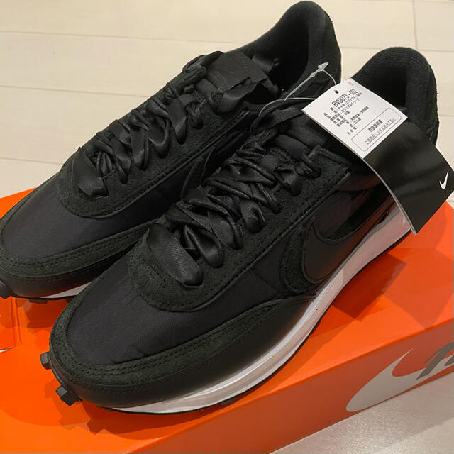 【22.5cm】超希少 Nike Sacai LD Waffle Blackメンズ