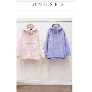 アンユーズド(UNUSED)のUnused stripe anorak parka サイズ３(パーカー)