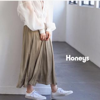 ハニーズ(HONEYS)のサテン　ロングマーメイドスカート(ロングスカート)