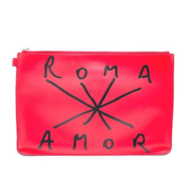 フェンディ FENDI ROMA AMOR 7N0078 ファスナー セカンドバッグ