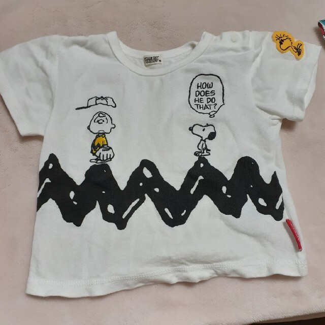 SNOOPY(スヌーピー)のスヌーピー　Tシャツ　90 キッズ/ベビー/マタニティのキッズ服男の子用(90cm~)(Tシャツ/カットソー)の商品写真