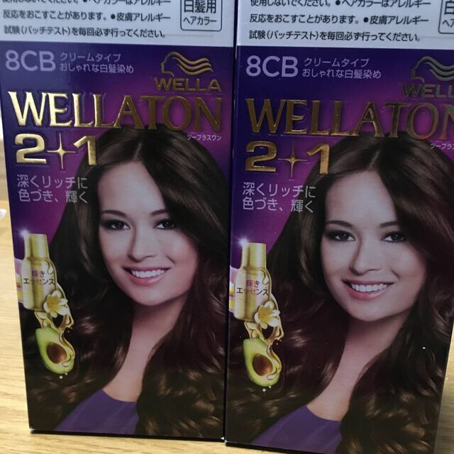 WELLA(ウエラ)のウエラトーン ツープラスワン クリームタイプ 8CB コスメ/美容のヘアケア/スタイリング(白髪染め)の商品写真