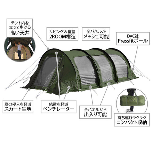 DODカマボコテント3M | www.innoveering.net