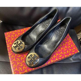 トリーバーチ(Tory Burch)の【美品】Tory Burch　トリーバーチ　ウェッジヒール(ハイヒール/パンプス)