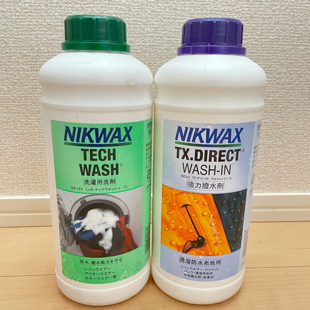 【★ガラポン様専用★】NIKWAX TECHWASH, WASH-IN セット スポーツ/アウトドアのスノーボード(その他)の商品写真