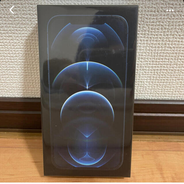 iPhone(アイフォーン)の新品 iPhone 12 Pro Max パシフィックブルー 256 GB スマホ/家電/カメラのスマートフォン/携帯電話(スマートフォン本体)の商品写真