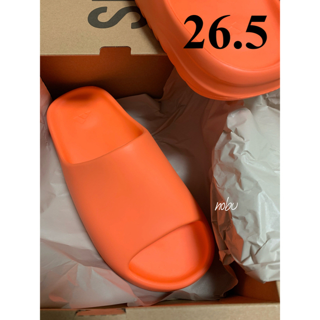 新品 26.5cm【 Yeezy Slide 】Enflame Orang