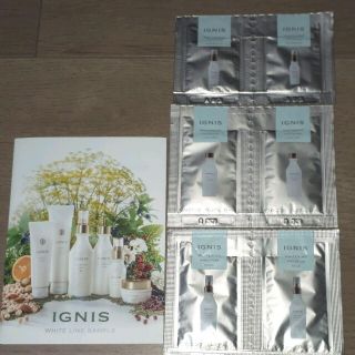 イグニス(IGNIS)のお値下げ♥️イグニス ホワイトニング  プレミアムミルク、ローション、エッセンス(サンプル/トライアルキット)