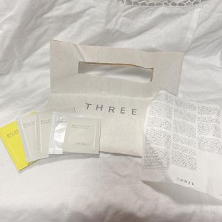 スリー(THREE)のTHREE サンプルセット　袋付き　スリー(洗顔料)