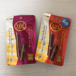 ロートセイヤク(ロート製薬)の【なあ様専用】リップザカラー2本セット フォギーローズ 、テラコッタオレンジ(リップケア/リップクリーム)