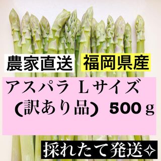 アスパラＬサイズ(訳あり品)数量限定値下げ中(野菜)