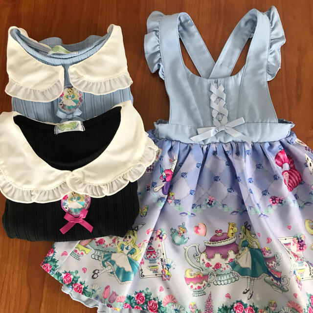 しまむら(シマムラ)のエコネコ  しまむら  ワンピース  半袖 キッズ/ベビー/マタニティのキッズ服女の子用(90cm~)(ワンピース)の商品写真