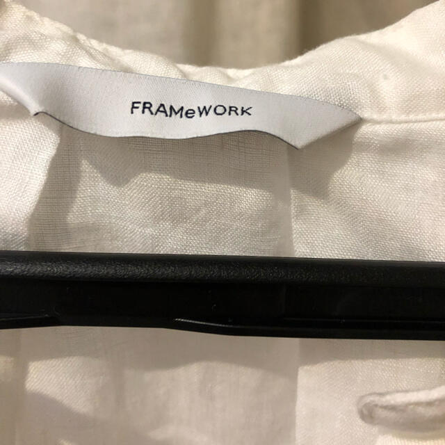 FRAMeWORK(フレームワーク)のused【FRAMeWORK】FRENCH LINEN シャツワンピース レディースのワンピース(ロングワンピース/マキシワンピース)の商品写真