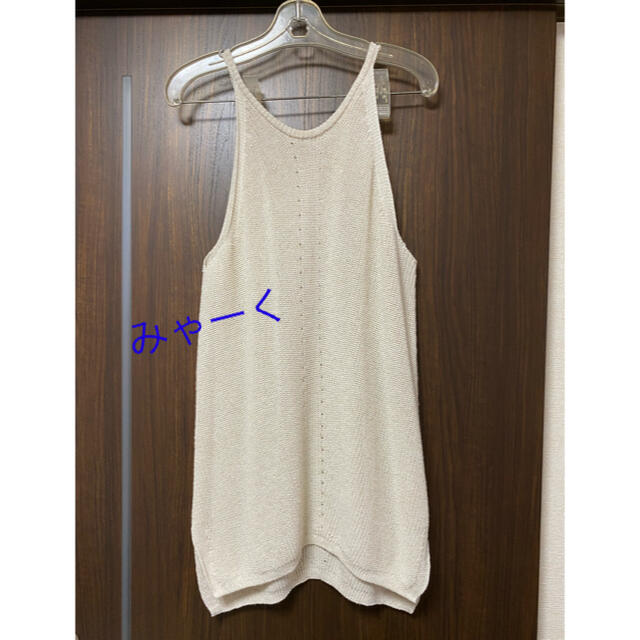 L'Appartement DEUXIEME CLASSE(アパルトモンドゥーズィエムクラス)のH/N Knit TOP レディースのトップス(タンクトップ)の商品写真