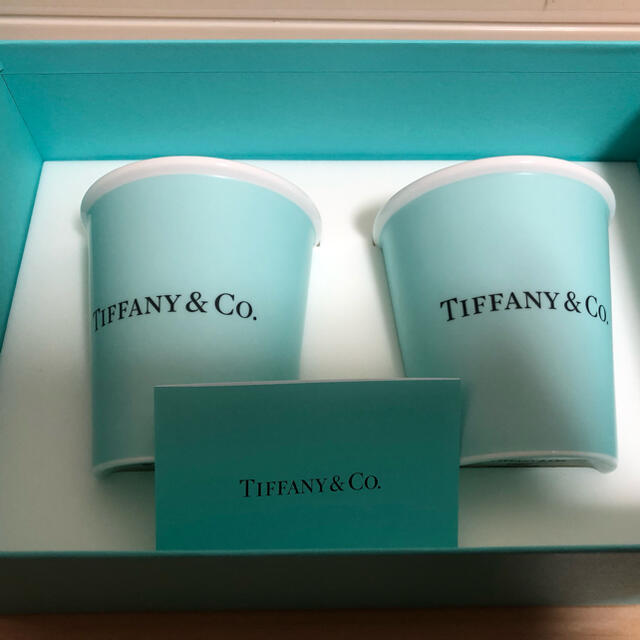 Tiffany & Co.(ティファニー)のTiffany&Co. ボーンチャイナ ペーパー カップ インテリア/住まい/日用品のキッチン/食器(グラス/カップ)の商品写真