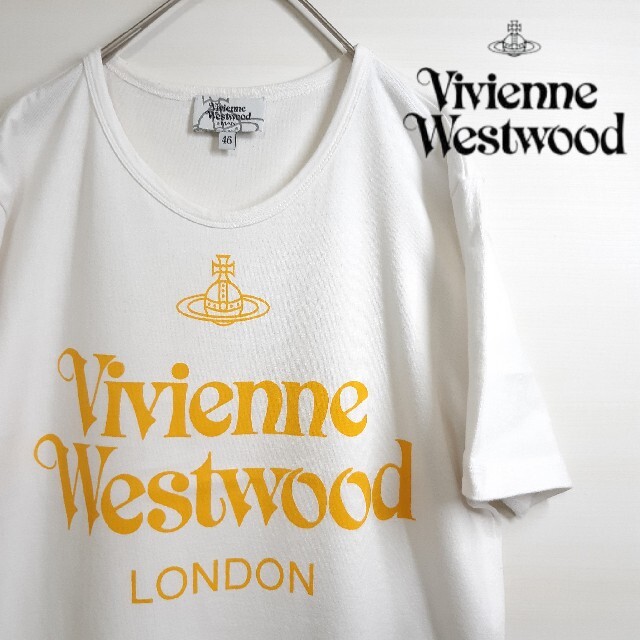 Vivienne Westwood ロゴ 半袖 Tシャツ ホワイト メンズ M | フリマアプリ ラクマ
